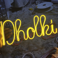 Dholki Night Neon Sign with beautiful drum and free adapter